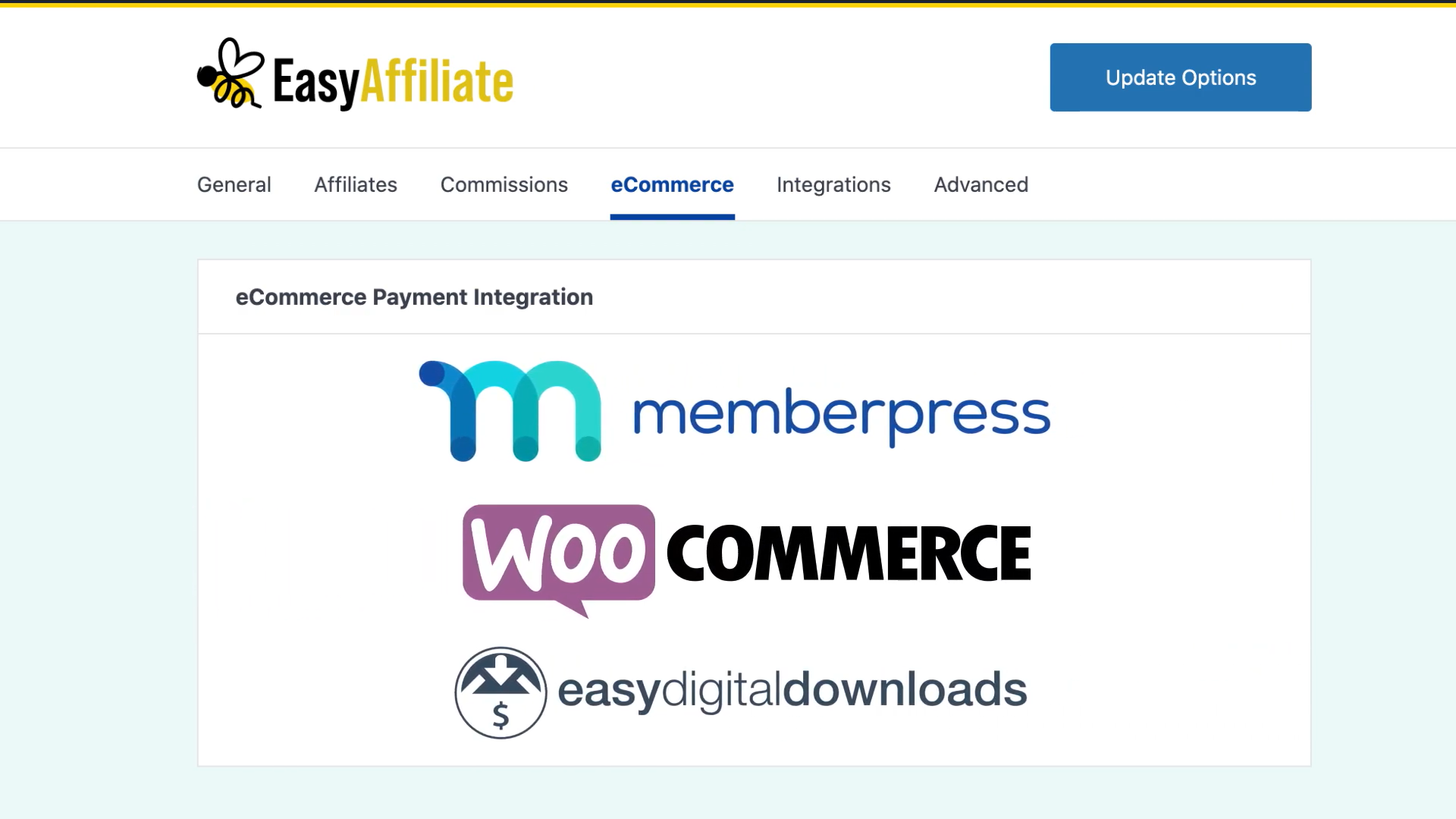 screenshot of Easy Affiliate